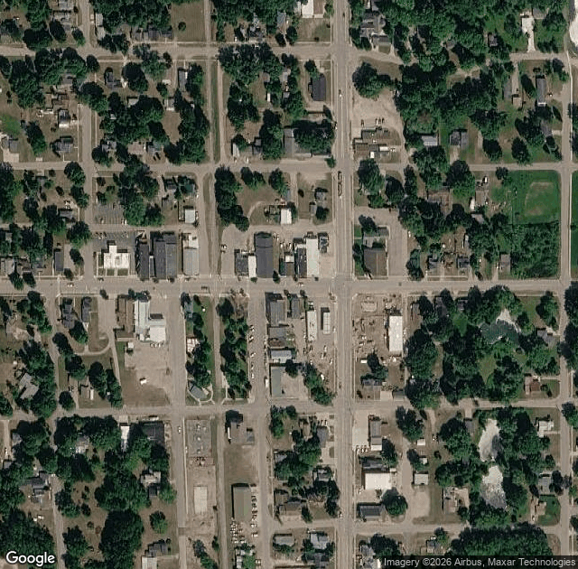 Aerial view of Dutchman Tree Farms in Manton, MI