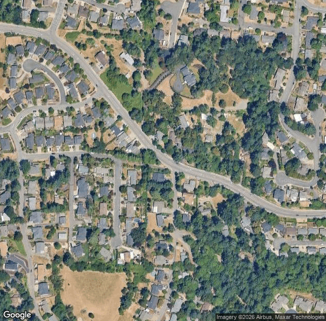 Aerial view of Eola Christmas Trees in Salem, OR