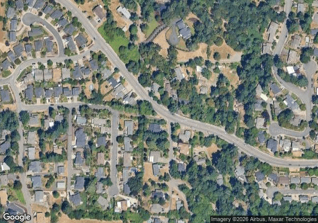 Aerial view of Eola Christmas Trees in Salem, OR