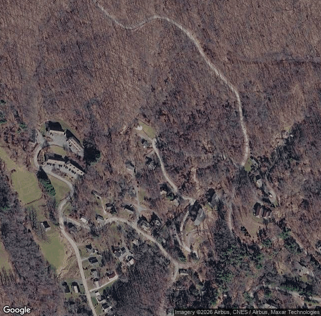 Aerial view of Greene Tree Farm in Boone, NC