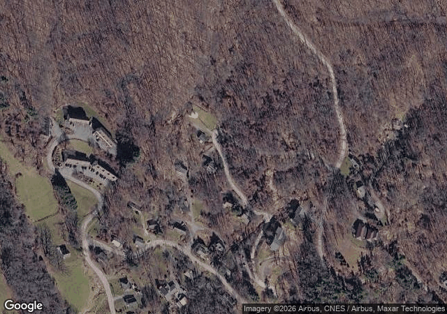 Aerial view of Greene Tree Farm in Boone, NC