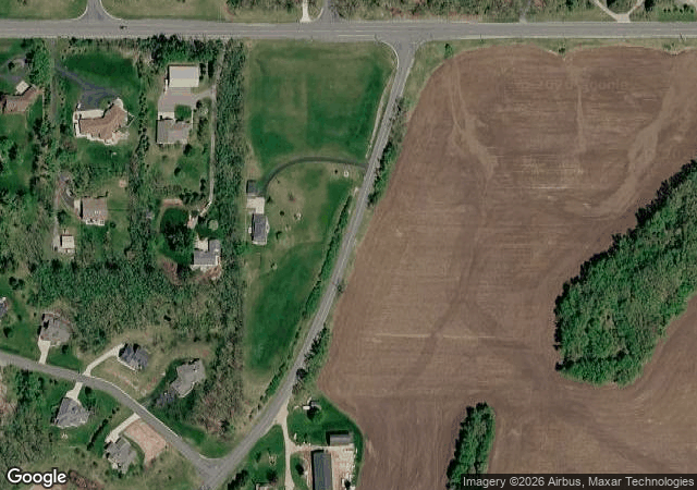 Aerial view of Summers Christmas Tree Farm in Middleton, WI