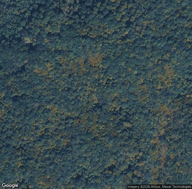 Aerial view of Tuckaway Tree Farm in Petersburg, PA